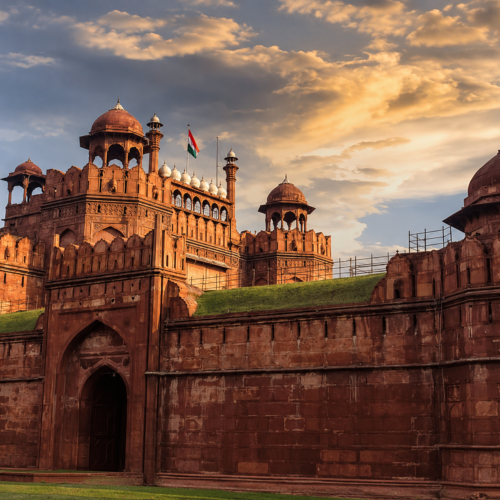 Red Fort Historical Monument in Delhi India